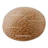 C92 - LEOPARD PRINT EMBOSSING KIPPAH