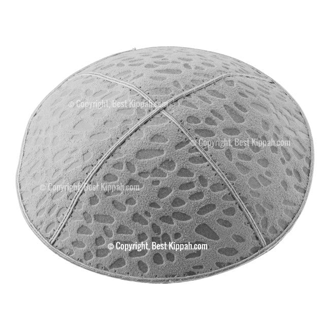 C92 - LEOPARD PRINT EMBOSSING KIPPAH