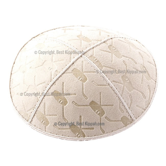 C90 - HOCKEY, PUCK, STICK EMBOSSING KIPPAH