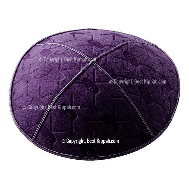 C90 - HOCKEY, PUCK, STICK EMBOSSING KIPPAH