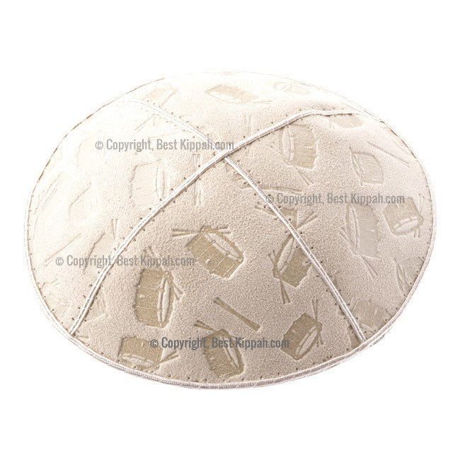 C98 - DRUMS EMBOSSING KIPPAH