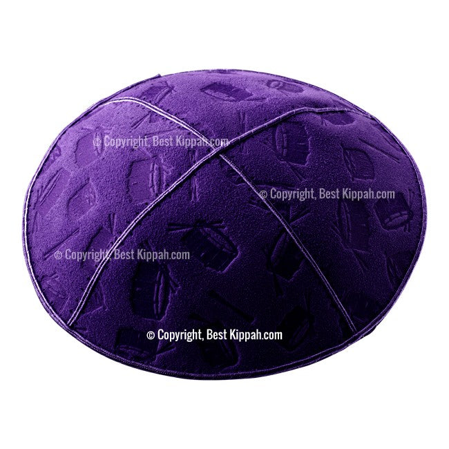 C98 - DRUMS EMBOSSING KIPPAH