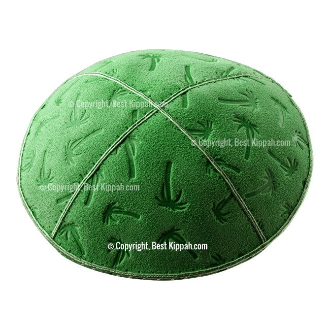C100 - PALM TREES KIPPAH