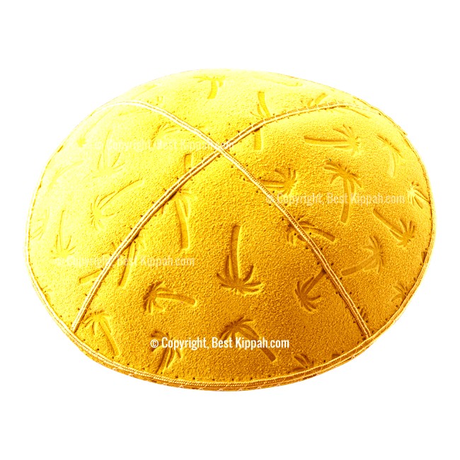 C100 - PALM TREES KIPPAH