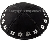 METALLIC STAR OF DAVID BORDER (Kippah)