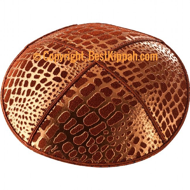 D40 - ALLIGATOR EMBOSSING (kippah)