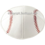 LEATHER BASEBALL KIPPAH