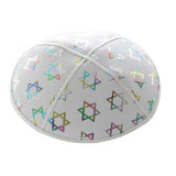 MET STAR DAVID LEATHER KIPPAH