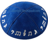 Musical Notes Border Kippah