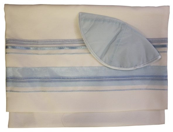 Light Blue Four Mothers Embroidered GSR17