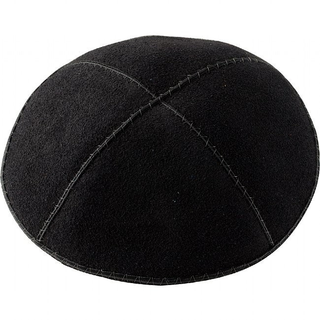 A10 - BLACK SUEDE KIPPAH