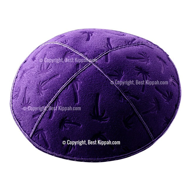 C100 - PALM TREES KIPPAH