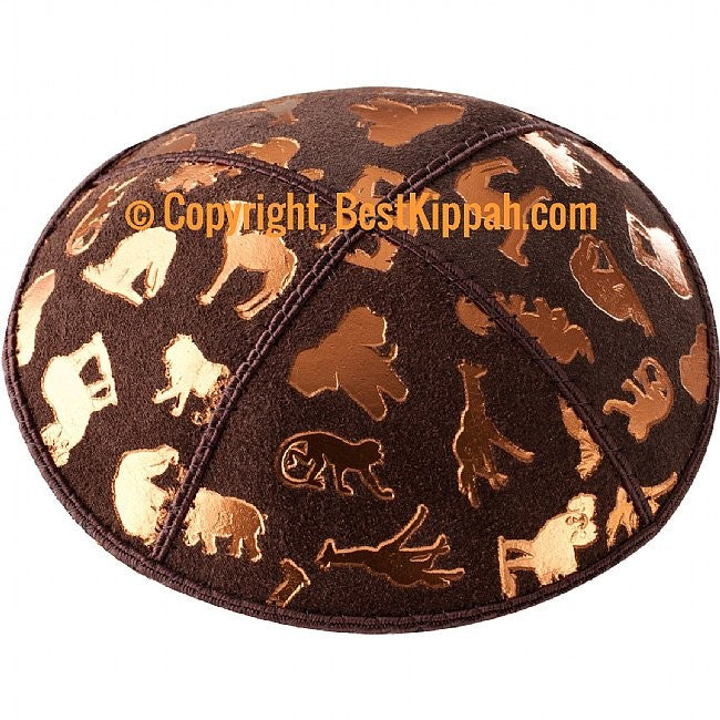 D77 - METALLIC ANIMALS EMBOSSING (Kippah)