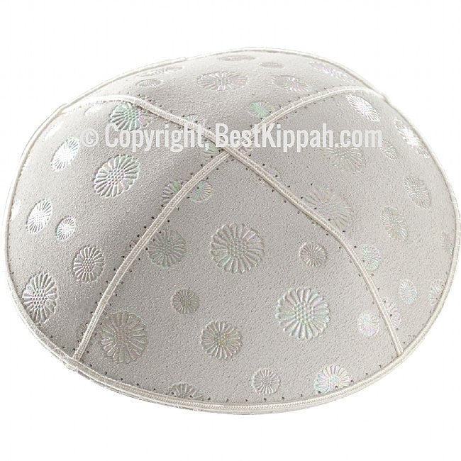 D86 - METALLIC SUNFLOWER EMBOSSING (Kippah)