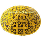 D88 - METALLIC SMILEY EMBOSSING KIPPAH (Kippah)