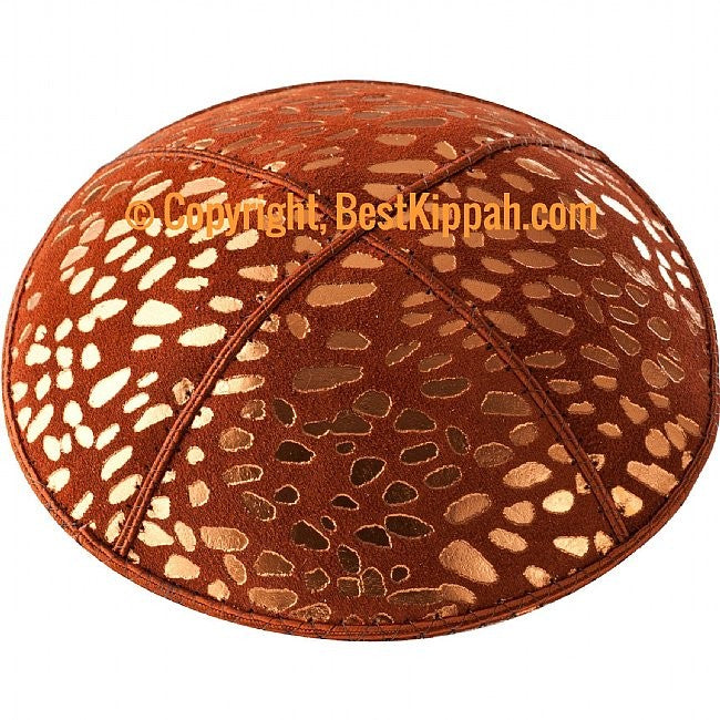 D92 - METALLIC LEOPARD EMBOSSING (Kippah)