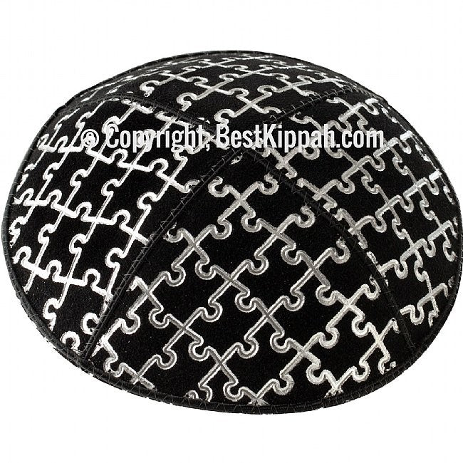 D85 - JIG SAW PUZZLE EMBOSSING (kippah)