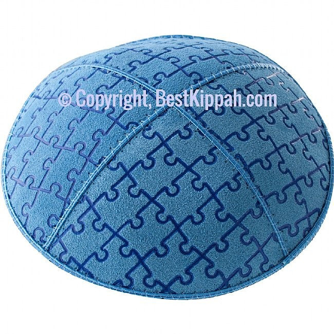 D85 - JIG SAW PUZZLE EMBOSSING (kippah)