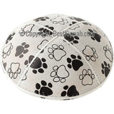 D33 - PAW PRINT EMBOSSING (kippah)