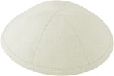 LIN11 - OFF WHITE LINEN KIPPAH