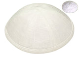 LIN11 - OFF WHITE LINEN KIPPAH