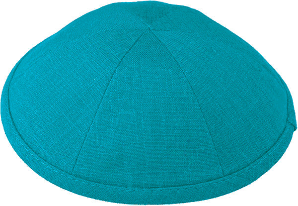 LIN24 - TURQUOISE LINEN KIPPAH