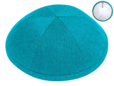 LIN24 - TURQUOISE LINEN KIPPAH