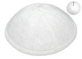 LIN26 - WHITE LINEN KIPPAH