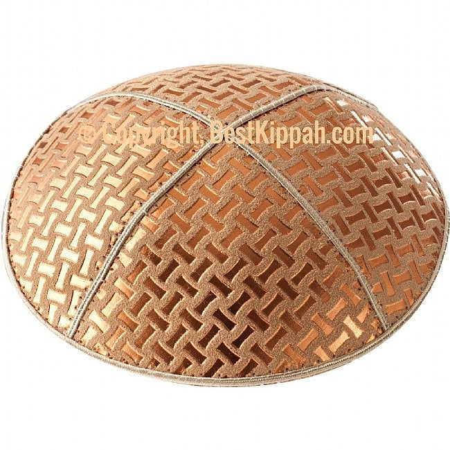 D75 - CHAIN LINK EMBOSSING (kippah)