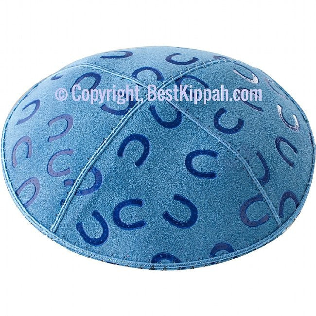 D101 - HORSESHOES EMBOSSING (kippah)