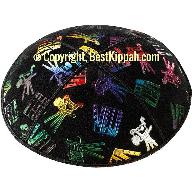 D104 - MOVIE THEME EMBOSSING (kippah)
