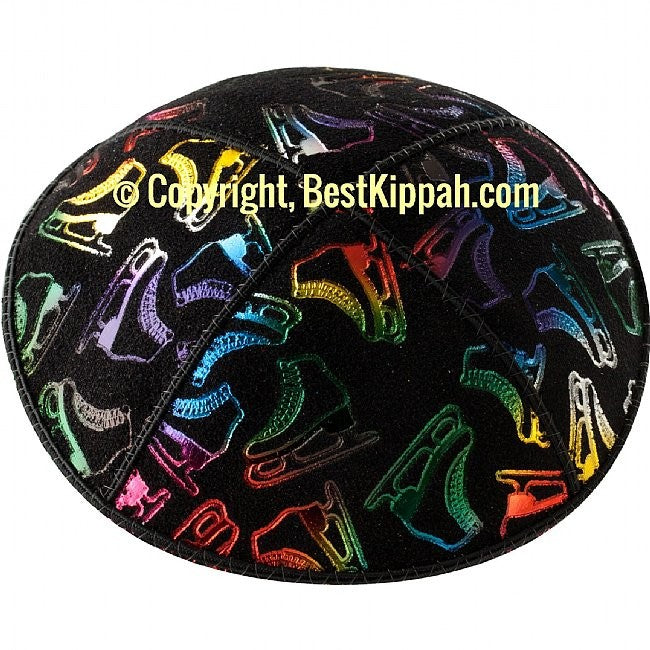D105 - ICE SKATES EMBOSSING (kippah)