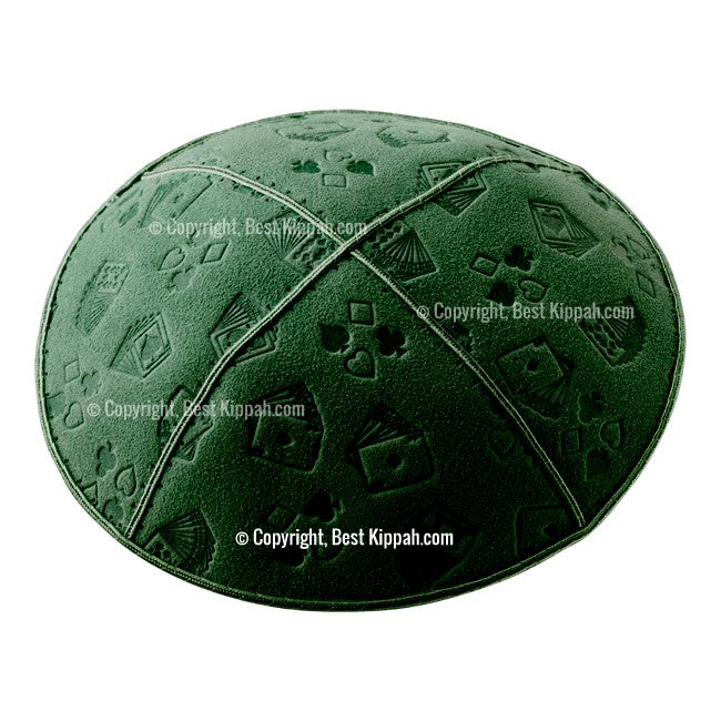 C36 - PLAYING CARDS EMBOSSING KIPPAH