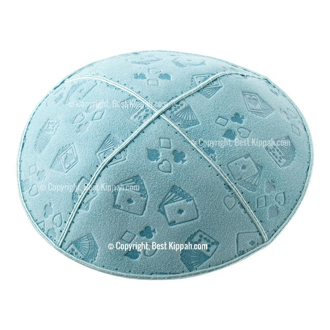 C36 - PLAYING CARDS EMBOSSING KIPPAH