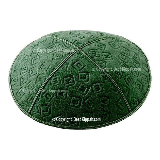 C44 - SCRABBLE EMBOSSING KIPPAH