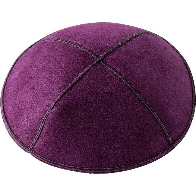 A17 - EGGPLANT SUEDE KIPPAH