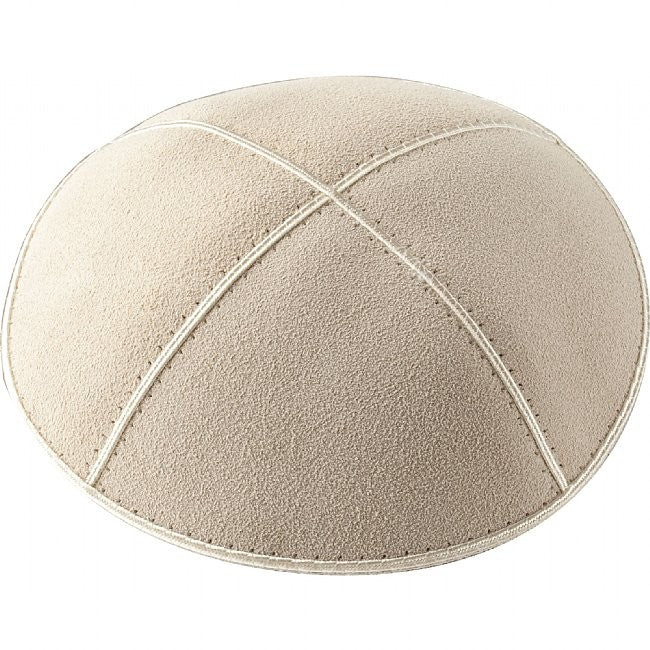 A42 - IVORY SUEDE KIPPAH