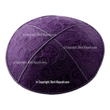 C52 - PAISLEY EMBOSSING KIPPAH