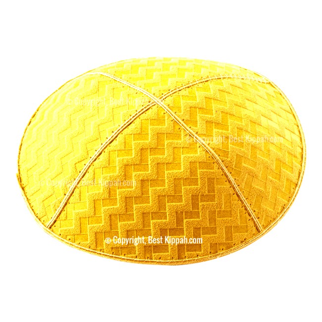 C57 -ZIG ZAG EMBOSSING KIPPAH