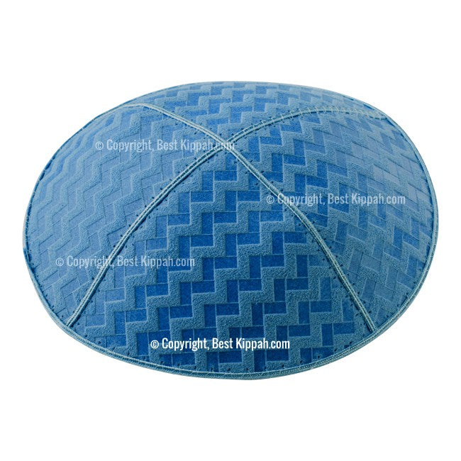 C57 -ZIG ZAG EMBOSSING KIPPAH