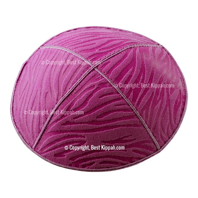 C63 - ZEBRA EMBOSSING KIPPAH