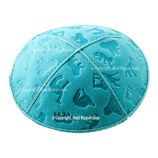 C77 - ANIMALS EMBOSSING KIPPAH