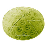 C80 - SOCCER BALLS EMBOSSING KIPPAH