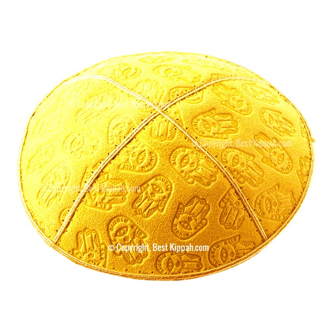 C82 - HAMSA EMBOSSING KIPPAH