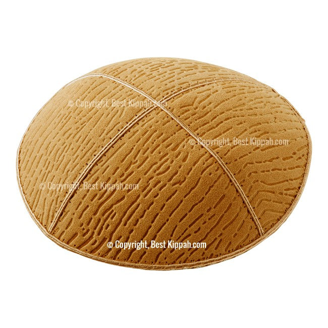 C89 - DOTTED LINES EMBOSSING KIPPAH