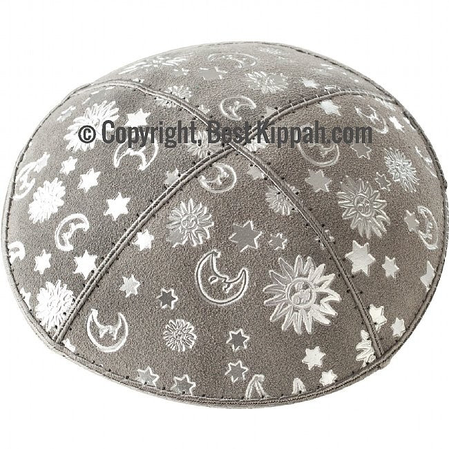 D43 - METALLIC AQUARIUS EMBOSSING (Kippah)
