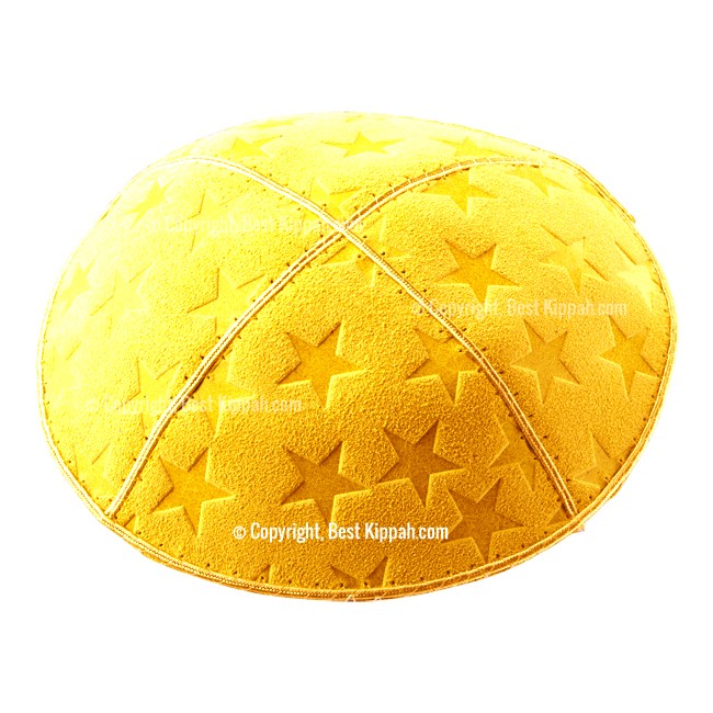 C93 - BIG STARS EMBOSSING KIPPAH