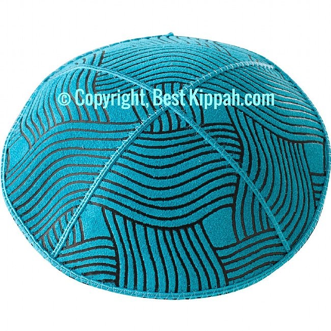 D58 - METALLIC SPAGHETTI EMBOSSING (Kippah)