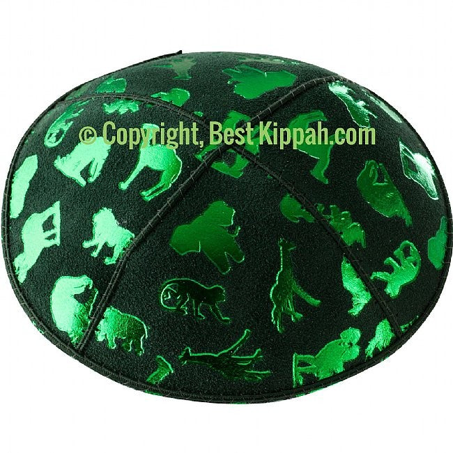 D77 - METALLIC ANIMALS EMBOSSING (Kippah)