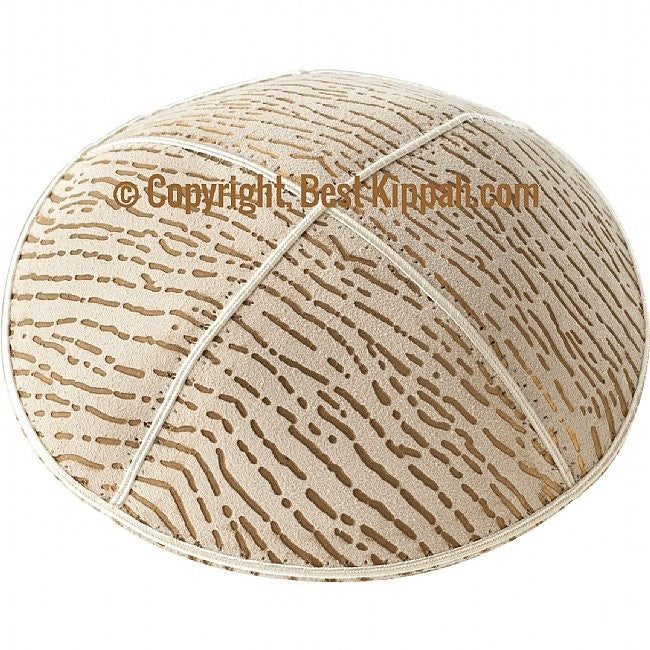 D89 - METALLIC DOTTED LINES EMBOSSING (Kippah)